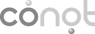 Logotip CO NOT črno-beli